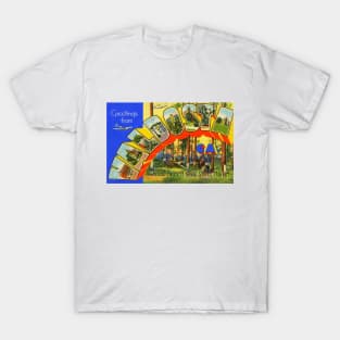 Greetings from Valdosta, Georgia - Vintage Large Letter Postcard T-Shirt